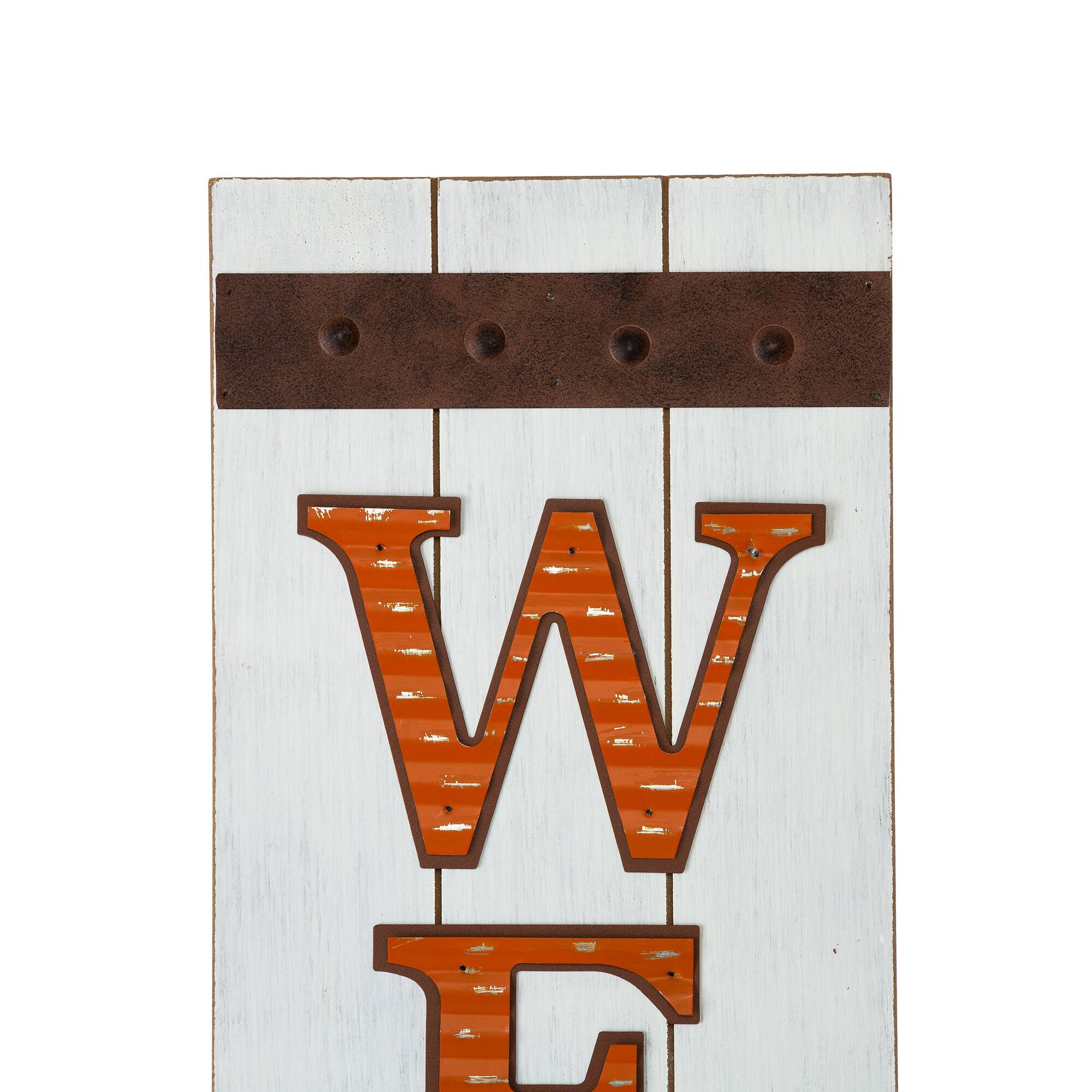 Glitzhome® 42" Fall Wooden Welcome Porch Sign